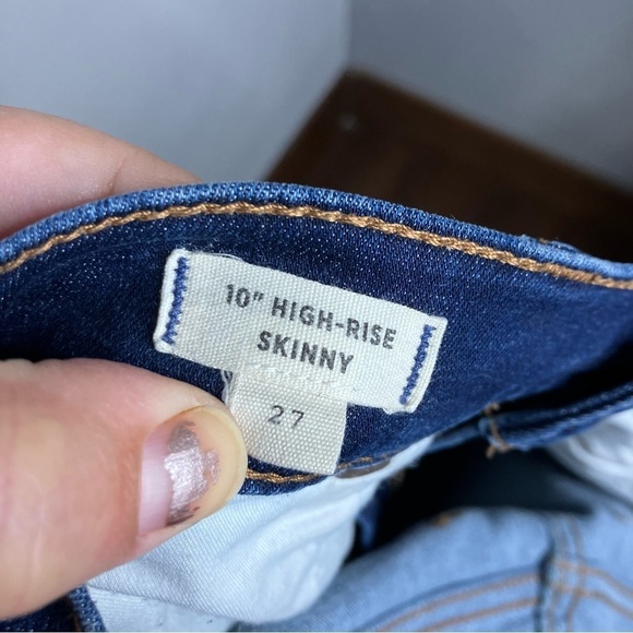 Madewell 10” high rise skinny jeans size 27 - Picture 8 of 9